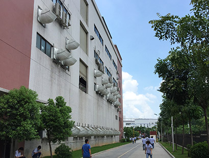 精密五金電子廠(chǎng)廣東長(zhǎng)盈環(huán)保空調(diào)安裝案例